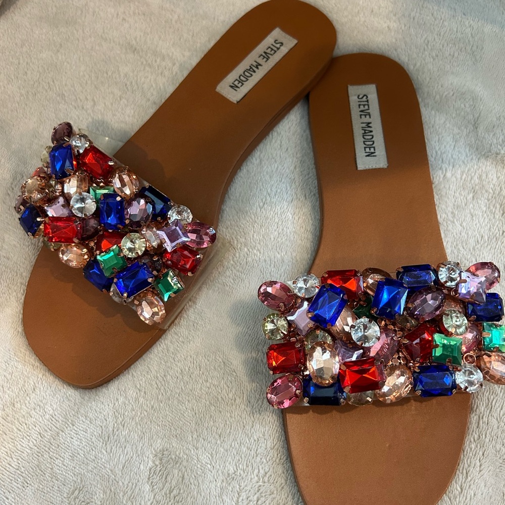 Steve Madden Women's Jewel-Embellished Sandals